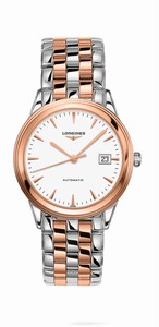 Longines Flagship Automatic White Dial Date Stainless Steel Watch# L4.874.3.92.7 (Men Watch)