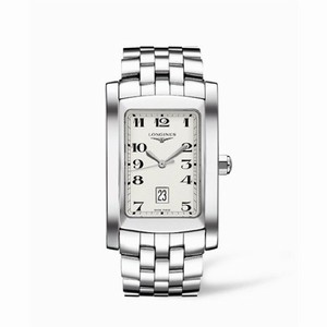 Longines White Dial Fixed Stainless Steel Band Watch #L5.686.4.73.6 (Men Watch)