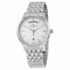 Maurice Lacroix Silver Quartz Watch #LC1007-SS002-130 (Men Watch)