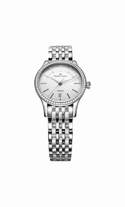 Maurice Lacroix Silver/index Dial Fixed Band Watch #LC6016-SD502-130 (Women Watch)