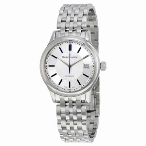 Maurice Lacroix Silver Automatic Watch #LC6027-SS002-133 (Men Watch)