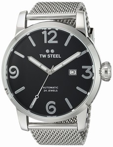 TW Steel Black Dial Stainless Steel Band Watch #MB16 (Men Watch)