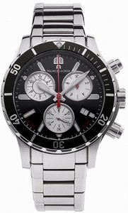 Maurice Lacroix Quartz Stainless Steel Watch #MI1108-SS042-330 (Men Watch)