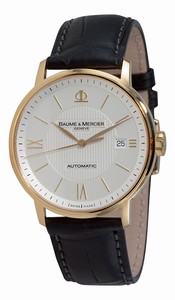 Baume & Mercier Silver Dial Water-resistant Watch #MOA08787 (Men Watch)