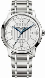 Baume & Mercier Automatic Stainless Steel Case Watch #MOA08837 (Men Watch)