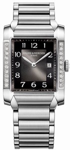 Baume & Mercier Swiss Quartz Dial Color Black Watch #MOA10022-SS (Women Watch)