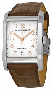 Baume & Mercier Automatic Dial Color Off White Watch #MOA10156 (Men Watch)