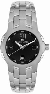 Maurice Lacroix Black Dial Watch #MS1013-SS002-310 (Women Watch)