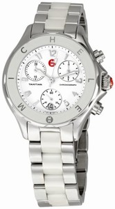 Michele Quartz Ceramic Watch #MWW12E000002 (Women Watch)