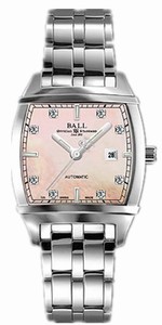 Ball Trascendent Pearl Diamond Dial Automatic #NL1068D-S3J-PK (Women Watch)