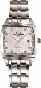 Ball Trascendent Pearl Diamond Dial Automatic # NL1068D-S3J-WH (Women Watch)