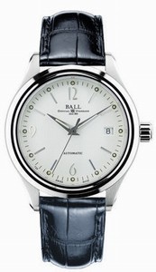 Ball Trainmaster Streamliner Automatic Date Watch # NM1060D-LFJ-WH (Men Watch)