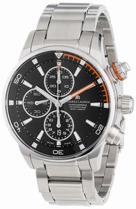 Maurice Lacroix Black Dial Chronograph Watch #PT6008-SS002332 (Men Watch)