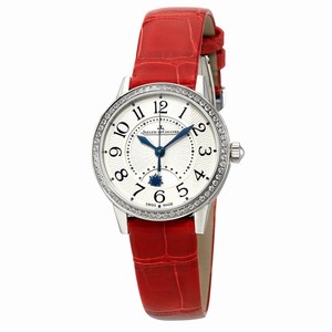 Jaeger LeCoultre Silver GuillochÃ© Automatic Watch # Q3468422 (Women Watch)