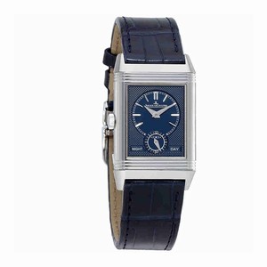 Jaeger LeCoultre Hand Wind Dial color Blue (Dual Time ) Watch # Q3908420 (Men Watch)