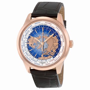 Jaeger LeCoultre Blue Lacquer Automatic Watch # Q8102520 (Men Watch)