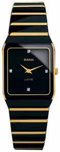 Rado Quartz Black Hardmetal Black Dial Black Hardmetal Band Watch #R10399751 (Women Watch)