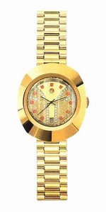 Rado Automatic Gold Tone Steel Gold Tone/diamond Dial Gold Tone Steel Band Watch #R12416033 (Women Watch)