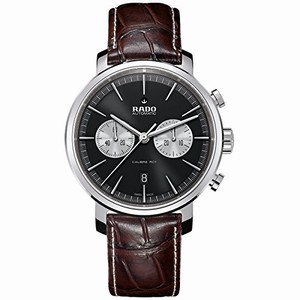 Rado Diamaster Automatic Chronograph Date Brown Leather Watch# R14070176 (Men Watch)