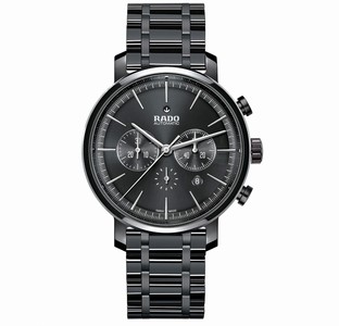 Rado Diamaster Automatic Chronograph Date Black Ceramic Watch# R14075182 (Men Watch)