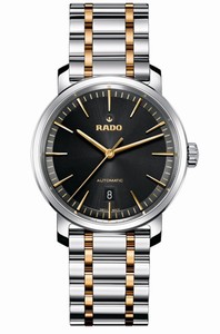 Rado Diamaster Automatic Black Dial Date Stainless Steel Watch# R14077163 (Men Watch)