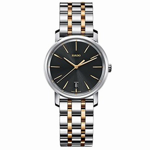 Rado Diamaster Quartz Analog Date Two Tone Stainless Steel Watch# R14089163 (Men Watch)