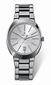 Rado D-Star Automatic Platinum Tone Ceramic 42mm Watch# R15760102 (Men Watch)