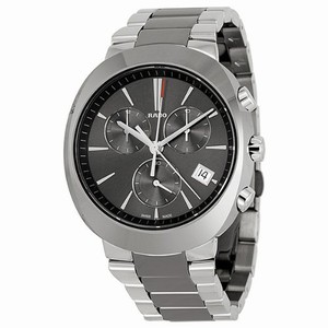 RadoD-Star Quartz Chronograph Date Stainless Steel and Ceramic Watch# R15937102 (Men Watch)
