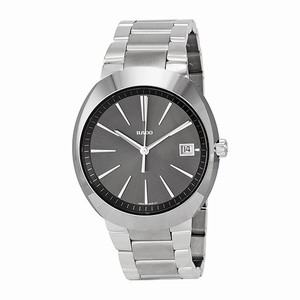 Rado D-Star Quartz Dark Gray Dial Date Stainless Steel Watch# R15943113 (Men Watch)