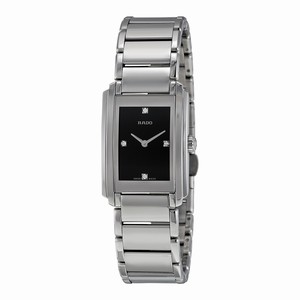 Rado Black Quartz Watch #R20213713 (Women Watch)