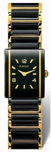 Rado Integral Quartz Black Dial Black Ceramic Watch# R20383192 (Women Watch)