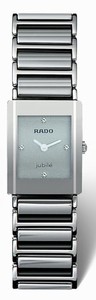 Rado Quartz Platinum Ceramic/steel Silver Dial Platinum Ceramic/steel Band Watch #R20488732 (Women Watch)