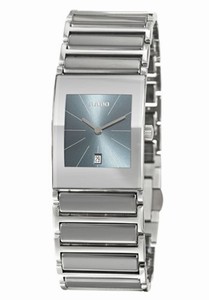 Rado Integral Quartz Blue Dial Stainless Steel and Ceramic 27mm Watch# R20746202 (Women Watch)