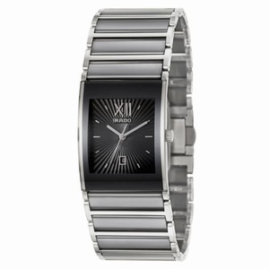 Rado Integral Quartz Analog Date Stainless Steel and Ceramos Watch# R20786179 (Women Watch)