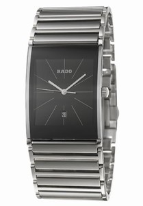 Rado Integral Quartz Black Dial Stainless Steel and Ceramic 31mm Watch# R20861159 (Men Watch)