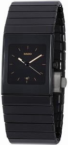 Rado Ceramica Quartz Analog Date Black Ceramic 27.2mm Watch# R21347252 (Men Watch)