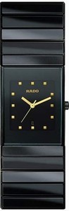 Rado Ceramica Quartz Black Dial Black Ceramic Watch# R21348162 (Women Watch)