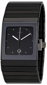 Rado Quartz Black Ceramic Black Dial Black Ceramic Band Watch #R21717152 (Men Watch)