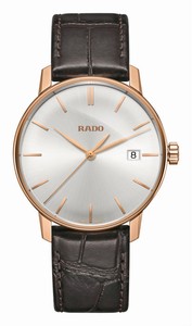 Rado Coupole Quartz Analog Date Dark Brown Leather # R22866105 (Men Watch)