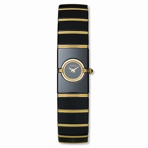 Rado Black Dial Ceramic Band Watch #R23411152 (Women Watch)