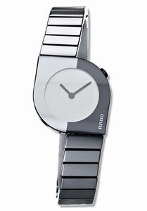 Rado Silver Dial Ceramic Band Watch #R25473102 (Women Watch)