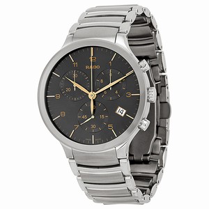 Rado Centrix Quartz Chronograph Date Stainless Steel Watch# R30122103 (Men Watch)