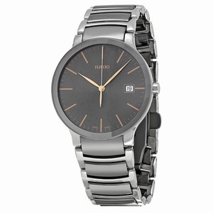 Rado Centrix Quartz Analog Date Stainless Steel and Ceramic Watch# R30927132 (Men Watch)