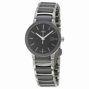 Rado Centrix Quartz Analog Date Stainless Steel and Ceramic Watch# R30935162 (Women Watch)