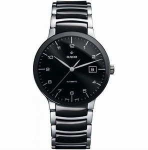 Rado Centrix Automatic Analog Date Stainless Steel and Black Ceramic Watch# R30941162 (Men Watch)