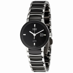 Rado Centrix Automatic Diamonds Dial Ceramic and Stainless Steel Watch# R30942702 (Women Watch)