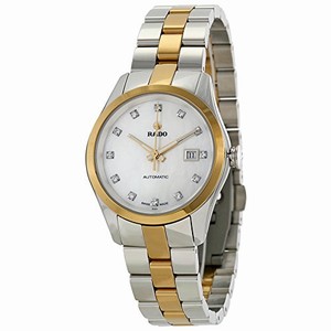 Rado Mother Of Pearl Dial Fixed Gold-tone Band Watch #R32088902 (Women Watch)