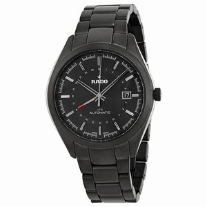 Rado Hyperchrome Automatic UTC Analog Date Black Ceramic Watch# R32167152 (Men Watch)