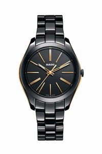 Rado Hyperchrome Quartz Analog Black Ceramic Watch# R32214152 (Women Watch)