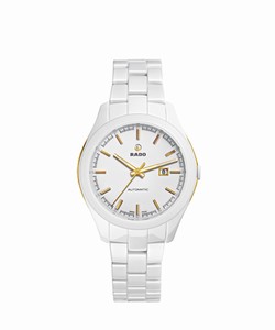 Rado Hyperchrome Automatic Analog Date White Dial Ceramic Watch# R32257012 (Women Watch)